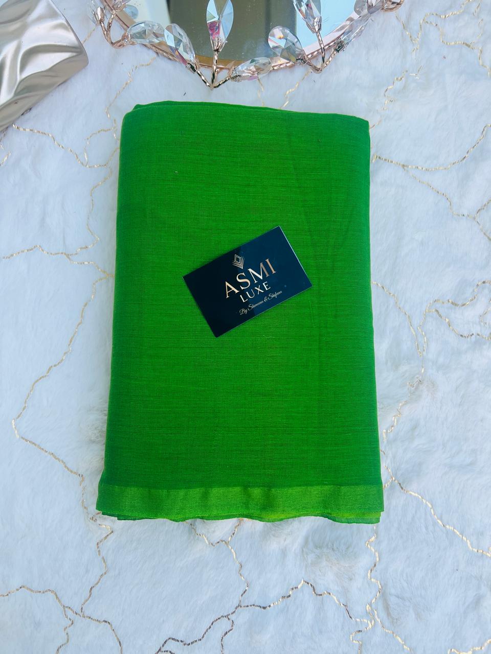 Cotton mixed Mul Cotton Saree (Multi Color)