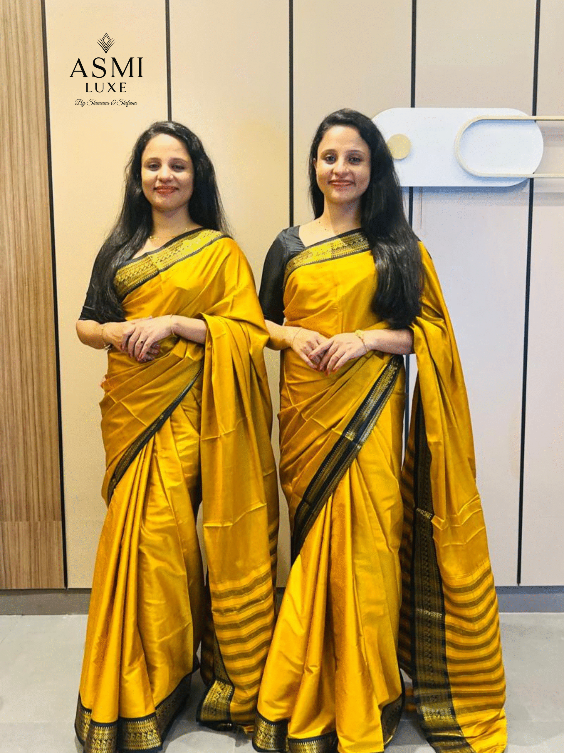 Aura Silk (Yellow & Black)