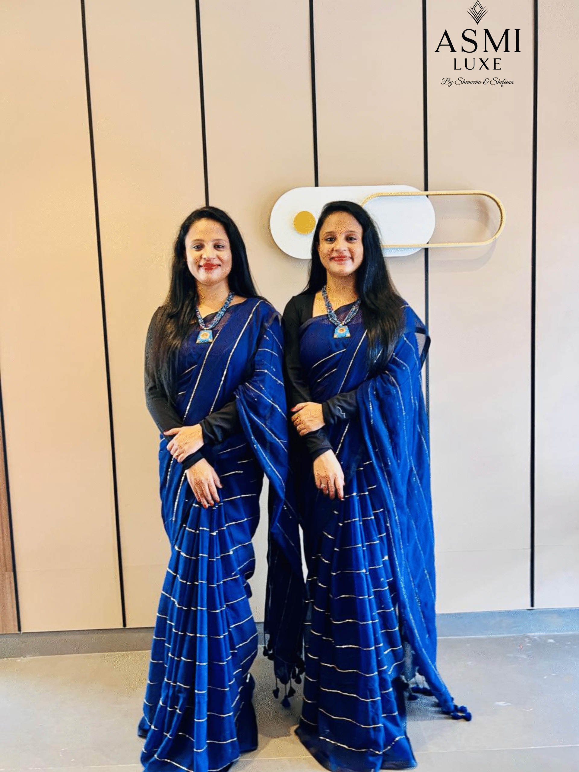 Mul Cotton Zari Work Saree (Navy Blue)